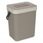 Poubelle à Compost "Double Fixation" 5L Beige|Equipement de Cuisine|Paris Prix