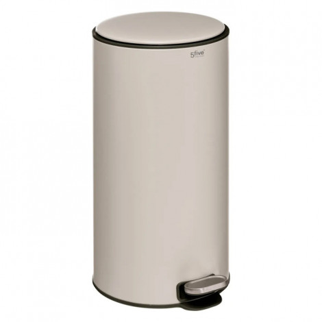 Poubelle en Métal "Delta" 30L Argile|Equipement de Cuisine|Paris Prix
