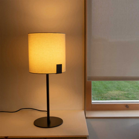 Lampe de table Nila en métal et textile|Lampes à poser|Lampe Avenue