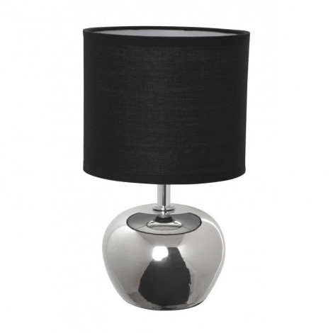 Lampe pomme céramique argentée|Lampes à poser|Lampe Avenue