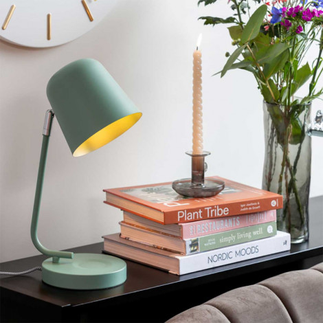 Lampe de table en métal vert|Lampes à poser|Lampe Avenue