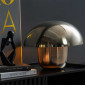 Lampe champignon en métal argenté|Lampes à poser|Lampe Avenue