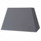 Abat-jour rectangle pyramide gris ardoise|Abat Jour|Lampe Avenue Abat-jour rectangle pyramide gris ardoise|Abat Jour|Lampe Avenue