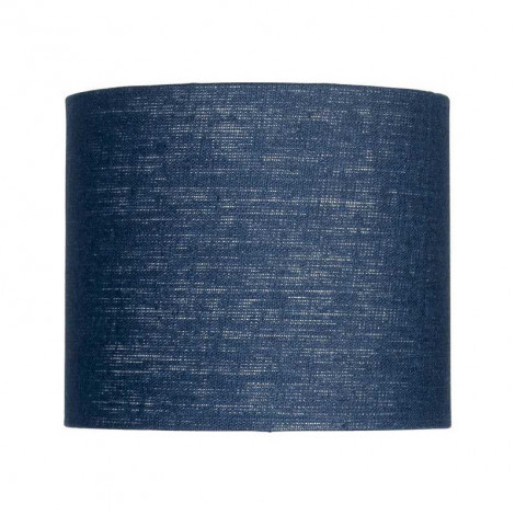 Abat-jour cylindrique lin bleu nuit|Abat Jour|Lampe Avenue
