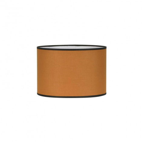 Abat-jour coton caramel cylindrique et ruban noir|Abat Jour|Lampe Avenue Abat-jour coton caramel cylindrique et ruban noir|Abat Jour|Lampe Avenue