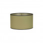 Abat-jour coton vert cylindrique et ruban noir|Abat Jour|Lampe Avenue