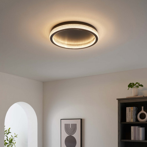 Plafonnier rond LED dimmable 50 cm de diamètre - Sandy|Plafonnier|Kosilum