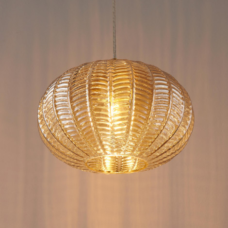 Suspension au verre ambré motifs décoratifs - Melizzo|Suspensions|Kosilum Suspension au verre ambré motifs décoratifs - Melizzo|Suspensions|Kosilum