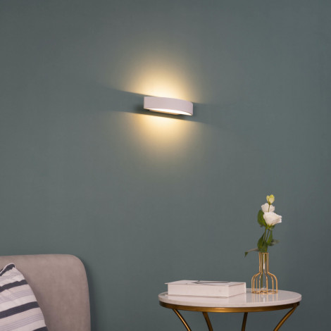 Applique blanche demi-cercle LED - Attica|Appliques murales|Kosilum