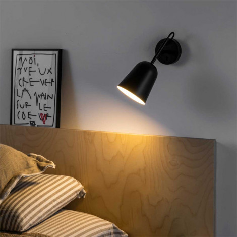 Applique murale de chevet noire studio|Appliques murales|Lampe Avenue