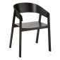 Chaise en Bois "Naga" 76cm Noir|Chaise|Paris Prix