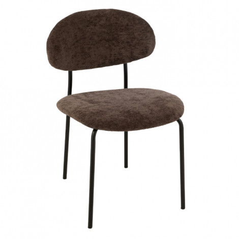 Chaise Design "Anise" 82cm Marron Foncé|Chaise|Paris Prix