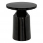 Table d'Appoint Totem "Sita" 44cm Noir|Table Basse|Paris Prix