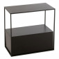 Table d'Appoint en Métal "Maryanne" 57cm Noir|Table Basse|Paris Prix