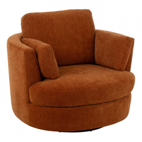 Fauteuil Pivotant "Swiv" 109cm Orange|Fauteuil / Chauffeuse|Paris Prix