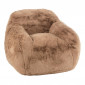 Fauteuil en Tissu "Cutie" 99cm Taupe|Fauteuil / Chauffeuse|Paris Prix