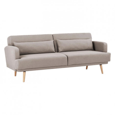 Canapé Convertible 3 Places "Jack" 214cm Beige|Canape|Paris Prix