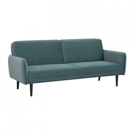 Canapé Convertible en Velours "Daria" 198cm Vert|Canape|Paris Prix