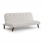 Canapé Convertible en Bouclette "Seattle" 180cm Crème|Canape|Paris Prix