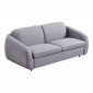 Canapé Convertible Express Tissu "Eldon" 200cm Gris Clair|Canape|Paris Prix