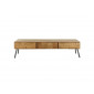 Jaipur - meuble tv - bois et noir - 180 cm|Meuble TV|BestMobilier