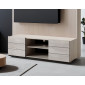 Maze - meuble TV - bois gris - 160 cm - style contemporain|Meuble TV|BestMobilier