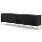 Lara - meuble tv - pieds dorés - 200 cm|Meuble TV|BestMobilier