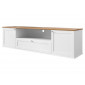 Francesco - meuble tv - bois et blanc - 182 cm|Meuble TV|BestMobilier