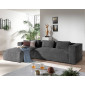 Stella - canapé d'angle - en velours côtelé - 4 places -style contemporain - gauche|Canape|BestMobilier
