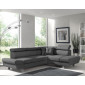Lisbona - Canapé d'angle droit convertible - 5 places - avec têtières|Canape|BestMobilier