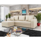 Harvey - canapé d'angle réversible - 4 places - convertible avec coffre - en tissu|Canape|BestMobilier