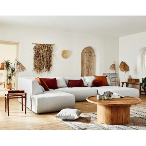 Onyx - canapé modulable panoramique d'angle gauche 7 places - en tissu|Canape|BestMobilier