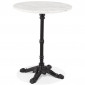 Table de Repas Vintage "Manida" 77cm Noir & Blanc|Table|Paris Prix