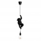 Lampe Suspension Design "Singe Déco" 96cm Noir|Suspensions|Paris Prix