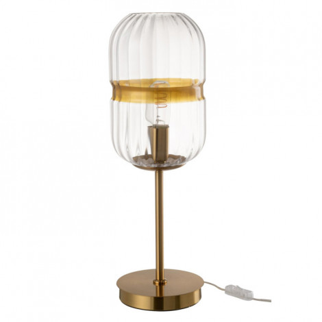 Lampe à Poser Tube en Verre "Murray" 50cm Transparent|Lampes à poser|Paris Prix