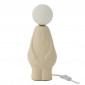 Lampe à Poser Déco "Bonhomme" 35cm Beige|Lampes à poser|Paris Prix