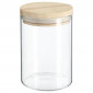 Bocal en Verre "Pops" 600ml Transparent & Naturel|Boites de Rangement|Paris Prix