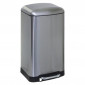 Poubelle de Cuisine en Inox "Ariane" 30L Argent|Equipement de Cuisine|Paris Prix