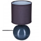 Lampe - Céramique - Gris - H 25 cm|Lampes à poser|AC Deco