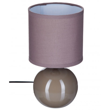 Lampe - Céramique - Taupe - H 25 cm|Lampes à poser|AC Deco