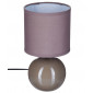 Lampe - Céramique - Taupe - H 25 cm|Lampes à poser|AC Deco