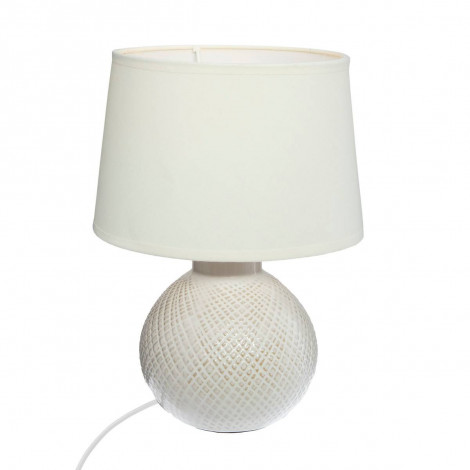 Lampe à poser en céramique "Joas" - Blanc- D 19 X h 29 CM|Lampes à poser|AC Deco