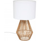 Lampe à poser en corde "Lila" - Beige et blanc - H 40 x D 23 cm|Lampes à poser|AC Deco
