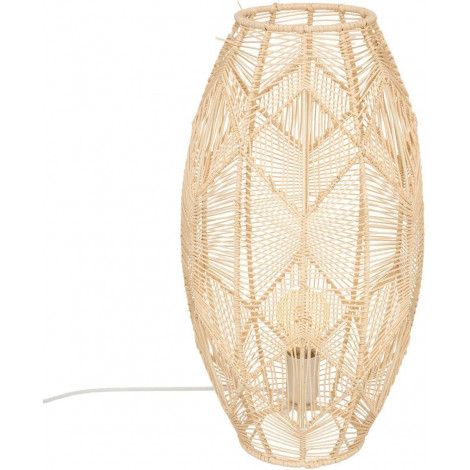 Lampe à poser en rotin "Kita" - Beige - H 49 x D 26 cm|Lampes à poser|AC Deco