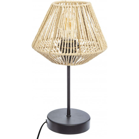 Lampe corde Jily - H 34 cm - Beige|Lampes à poser|AC Deco