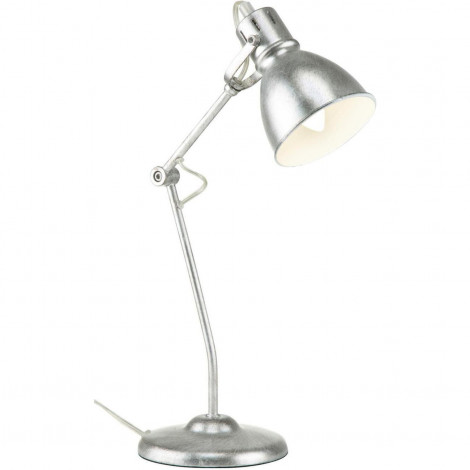 Lampe de bureau réglable - Alana - L 11 x l 15 x H 45 cm - Argenté|Lampes à poser|AC Deco