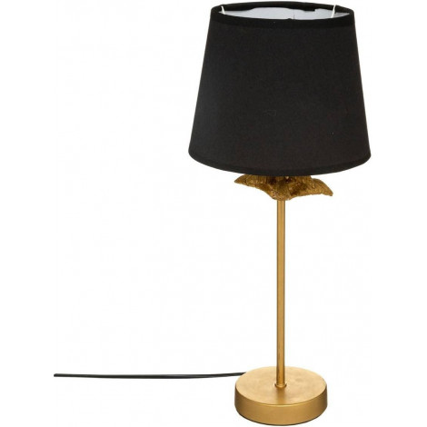 Lampe droite à poser en métal "Palmier" - Noir et doré - H 45,5 x D 20 cm|Lampes à poser|AC Deco
