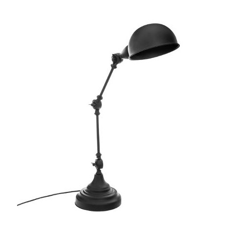 Lampe en métal réglable - L 32 cm x l 15 cm x H 55 cm - Basalt - Noir|Lampes à poser|AC Deco