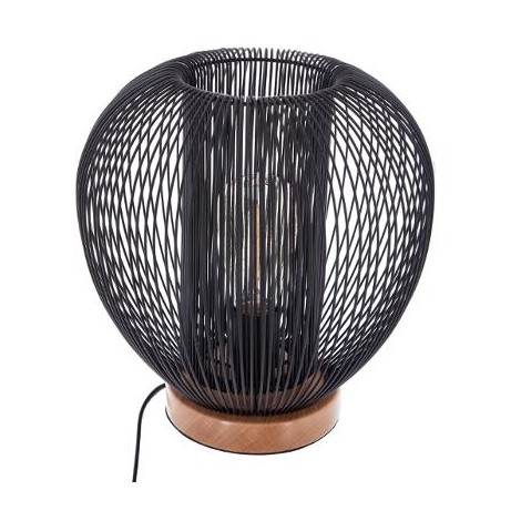 Lampe fils - 27,5 x 27,5 cm - Métal - Noir|Lampes à poser|AC Deco