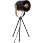 Lampe trépied en métal - H 45 cm - Noir|Lampes à poser|AC Deco